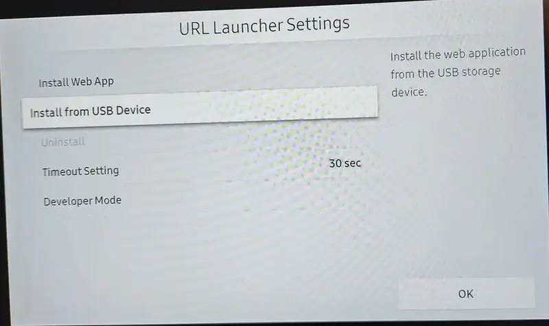 Install from USB